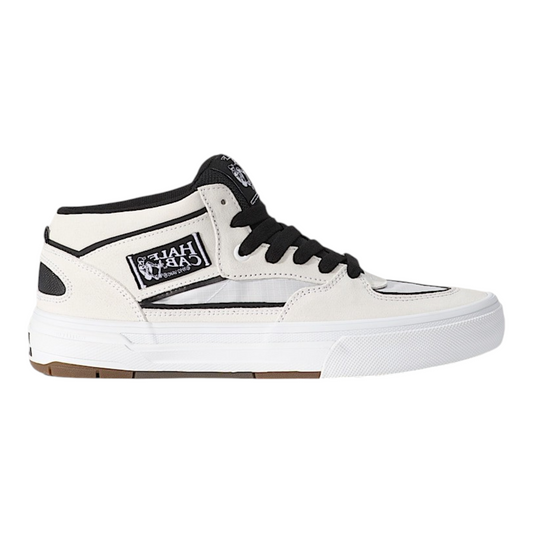 VANS SKATE HALF CAB WAFFLECUP WHITE BLACK