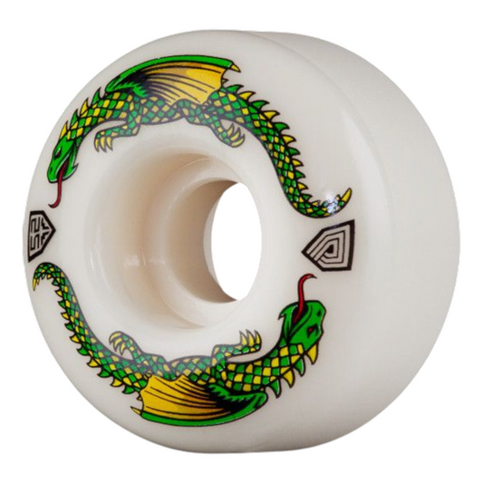 POWELL PERALTA DRAGON FORMULA V5 WHEELS OFF WHITE 93A