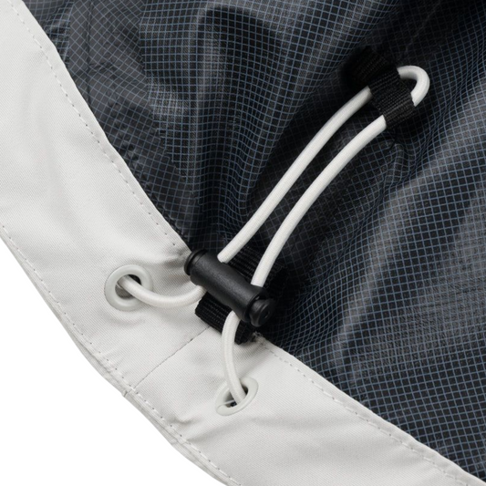 SOUVENIR 2.5 PLY RECESSION JACKET MARSHMALLOW BLACK