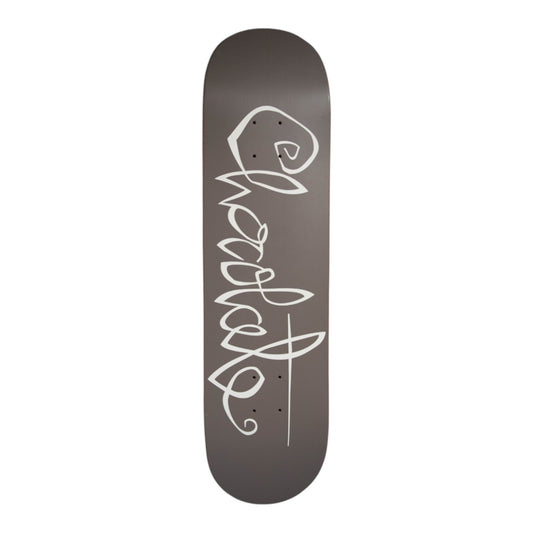 CHOCOLATE TRAHAN OG SCRIPT DECK 8.25