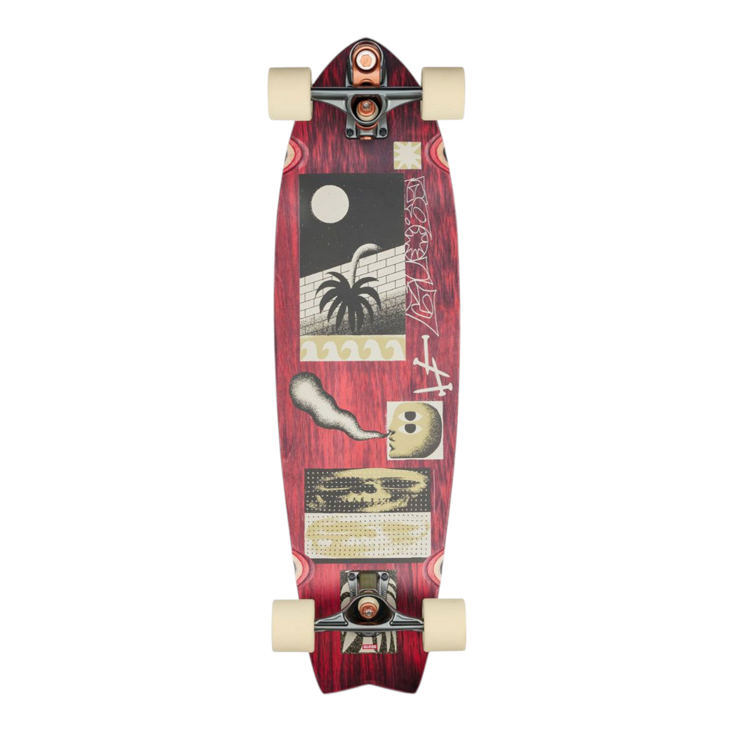 GLOBE CHROMANTIC SURF SKATE COMPLETE 33"