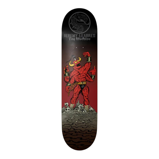 TOY MACHINE JEREMY LEABRES DEATH FIGHT DECK 8.25
