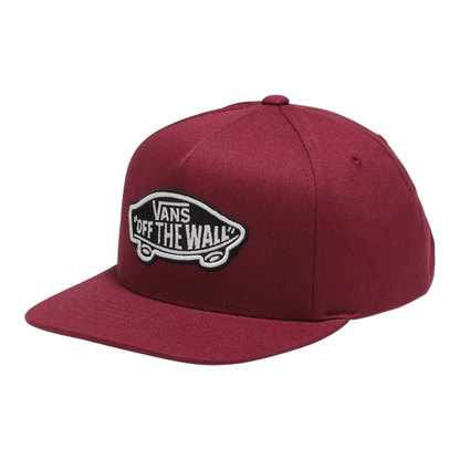 VANS KIDS CLASSIC VANS SNAPBACK RHODODENDRON RED