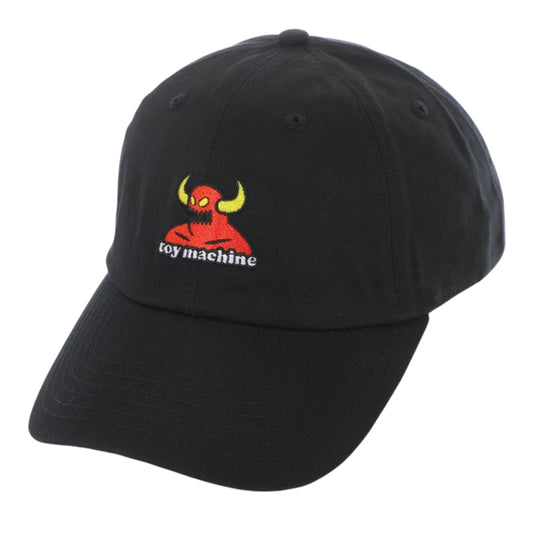 TOY MACHINE MONSTER STRAPBACK DAD HAT BLACK