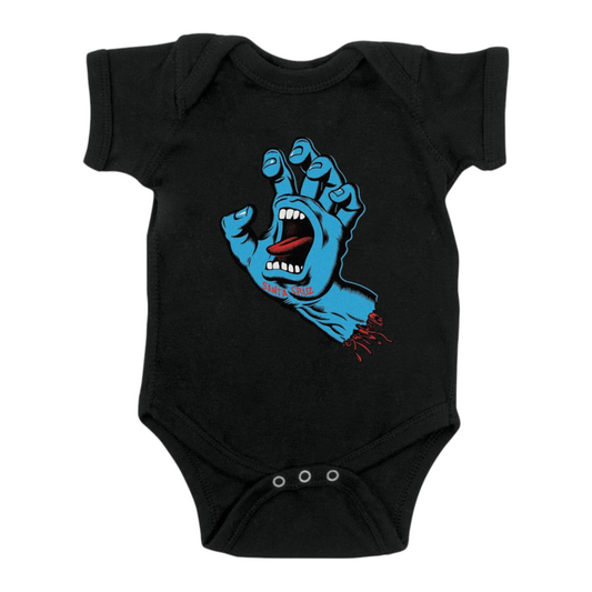 SANTA CRUZ INFANT SCREAMING HAND ONE PIECE BLACK