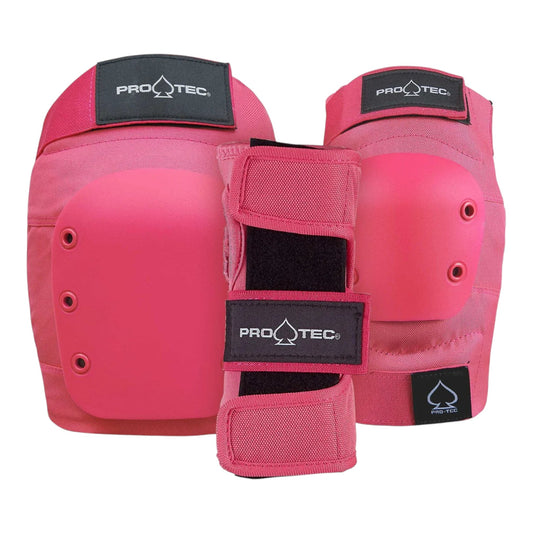 PRO-TEC STREET ADULT 3 PACK PAD SET PINK