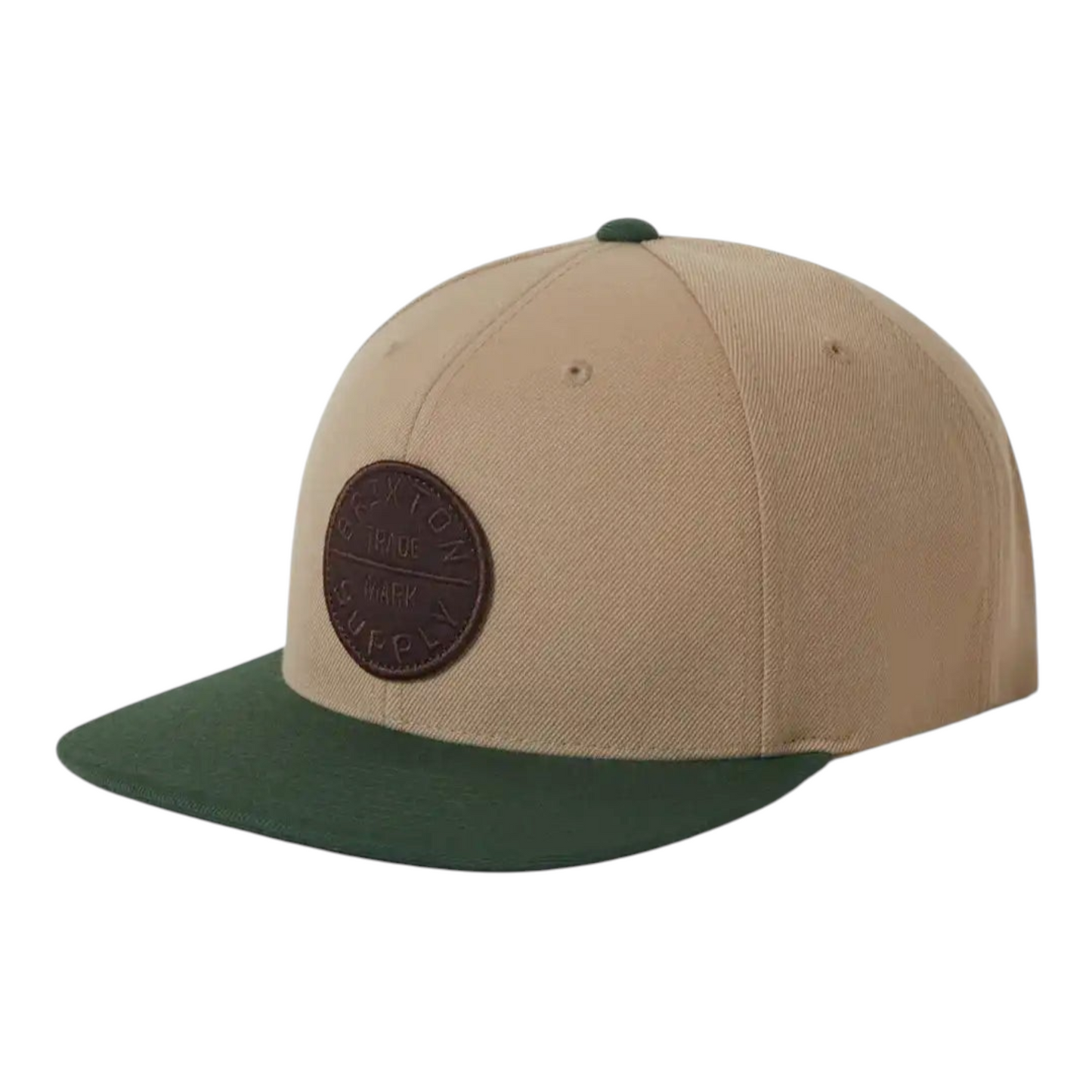 BRIXTON OATH III SNAPBACK KHAKI PRIMAL GREEN