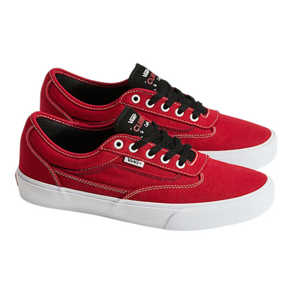 VANS SKATE CURRENS CAPLES RED/WHITE