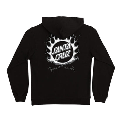 SANTA CRUZ FORGING DOT YOUTH HOODIE BLACK