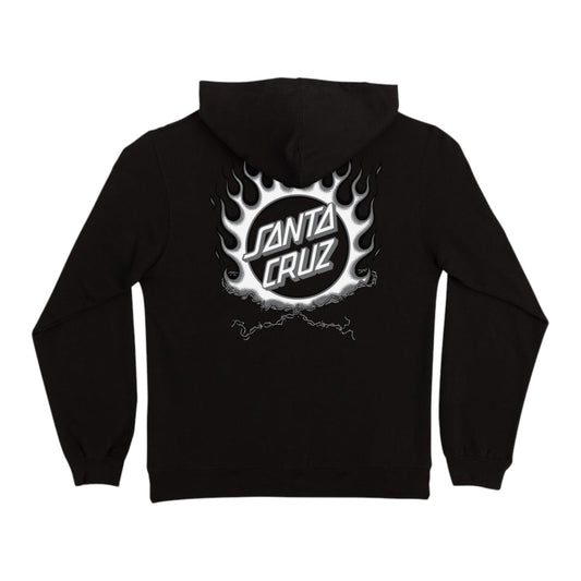 SANTA CRUZ FORGING DOT YOUTH HOODIE BLACK