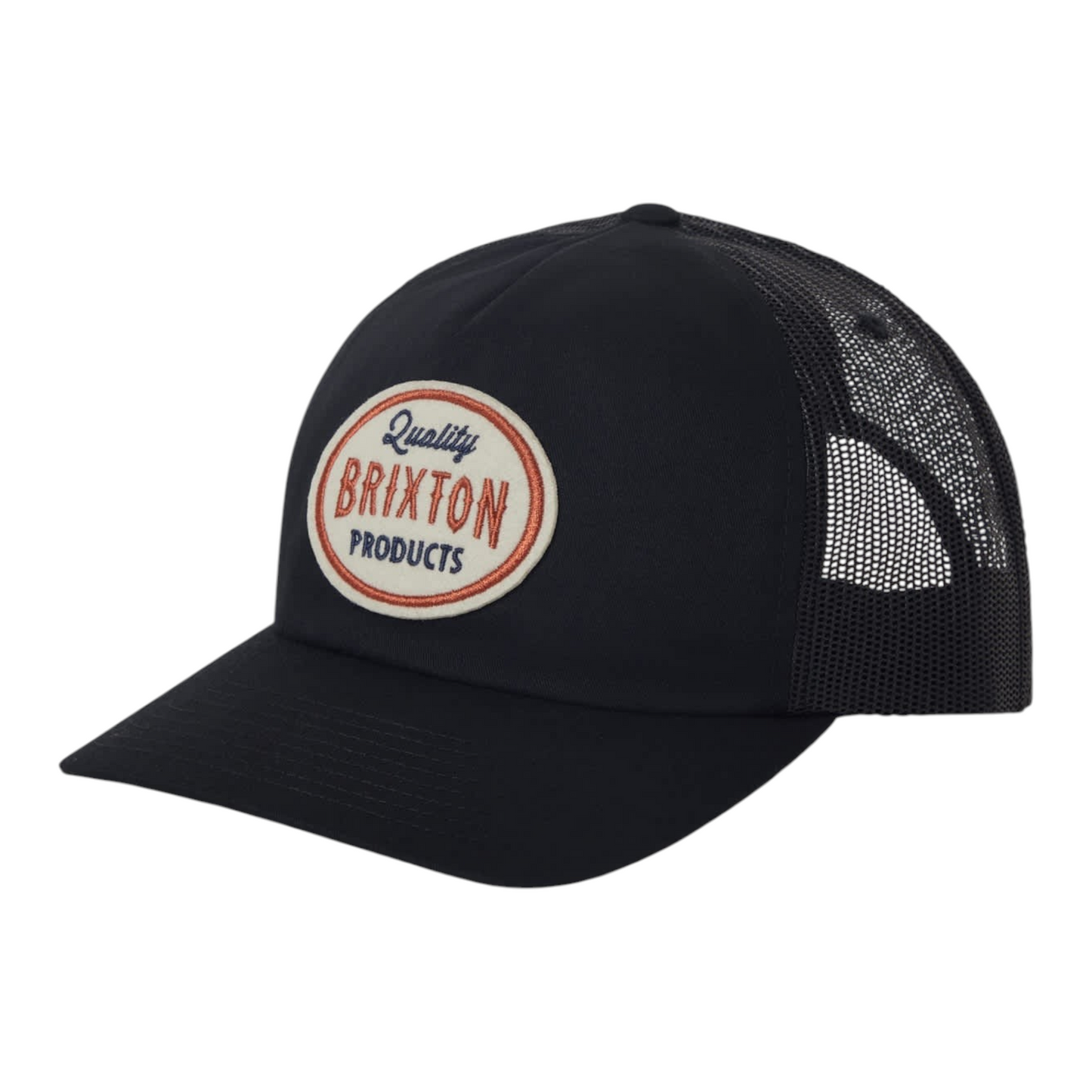 BRIXTON HENRY TRUCKER HAT BLACK