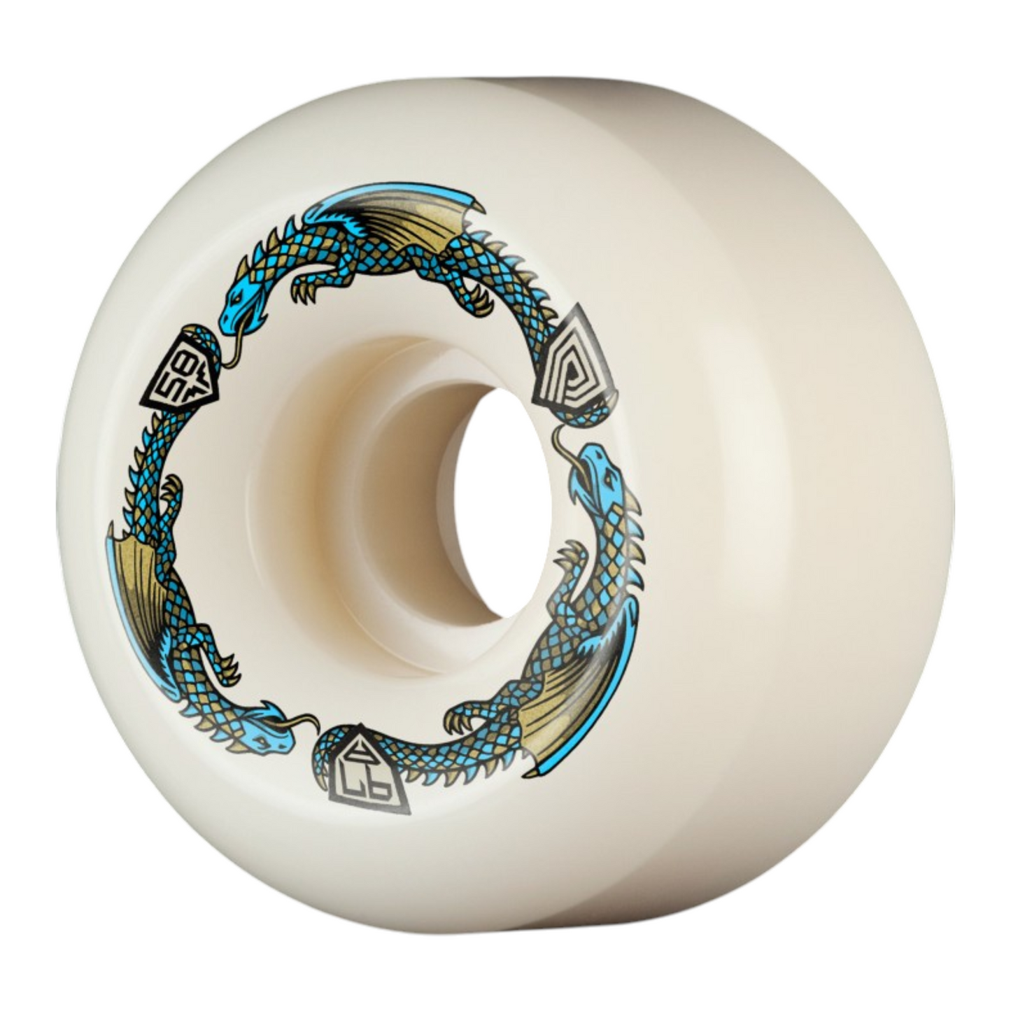 POWELL PERALTA DRAGON FORMULA RATBONES II WHEELS 97A BLUE