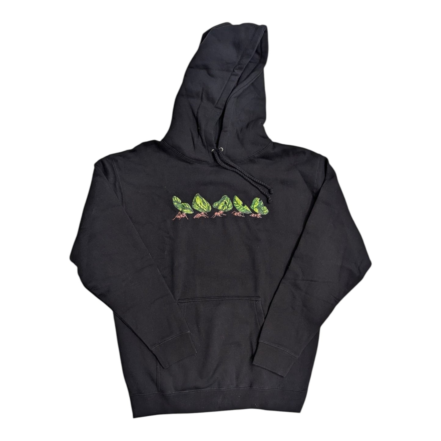 SNACK LEAFCUTTER HOODIE BLACK
