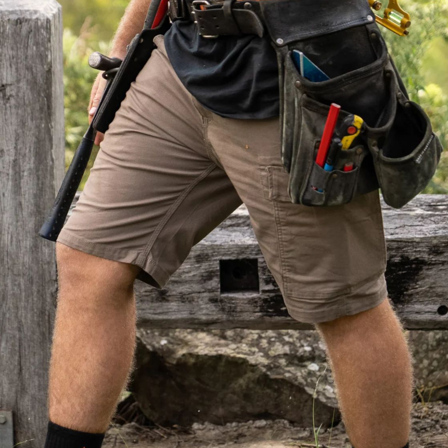 VOLCOM CALIPER WORK SHORT 19 BRINDLE