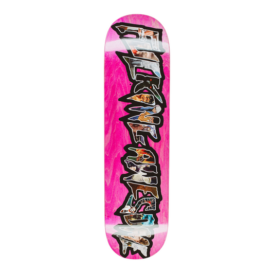 FUCKING AWESOME DILL BIG LOGO COLLAGE DECK ASSORTED STAINS