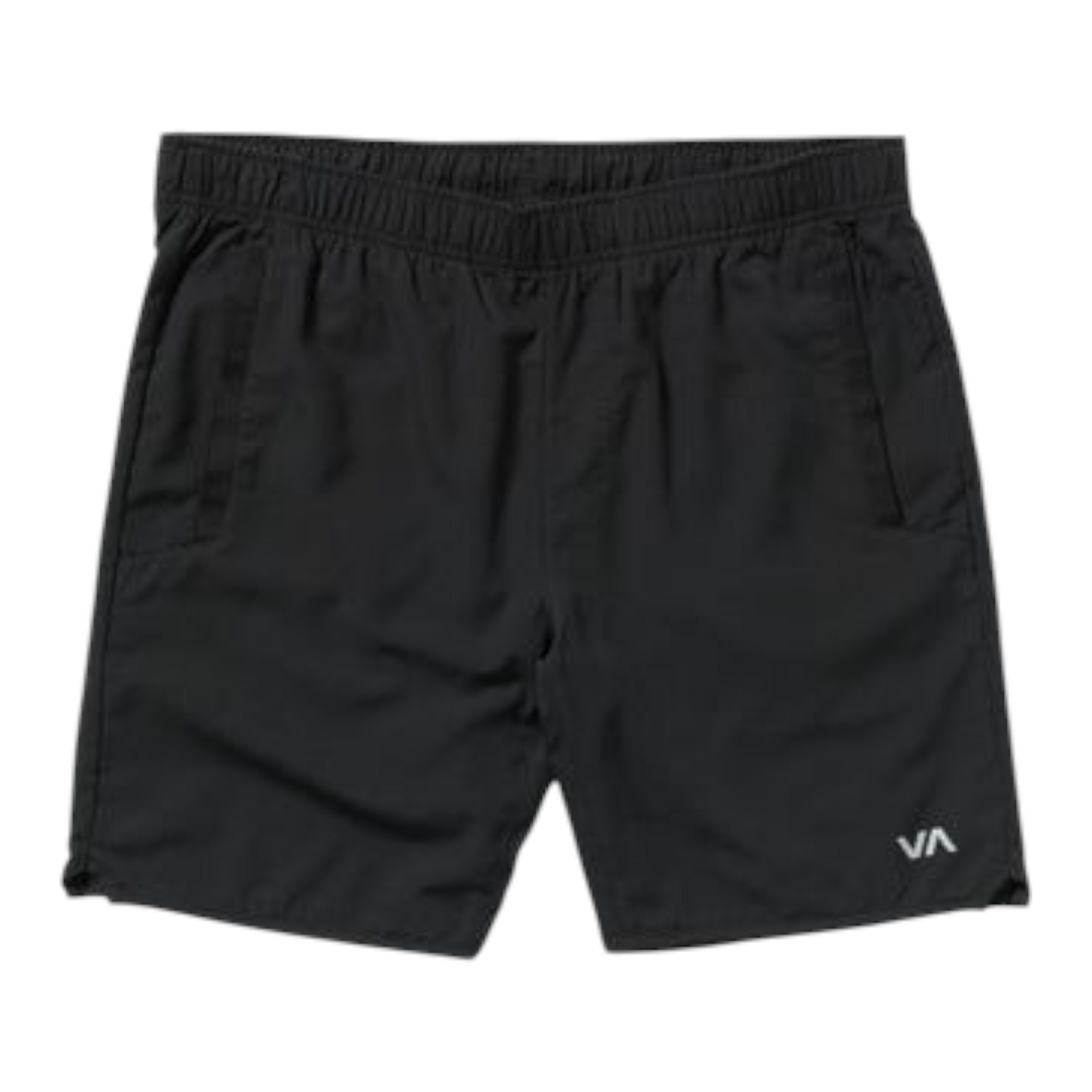 RVCA YOGGER STRETCH SHORT 17 BLACK