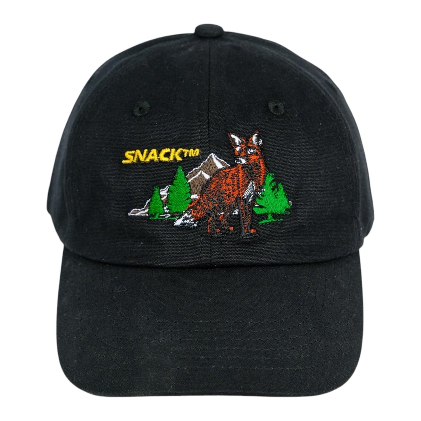 SNACK CRAZY LIKE A FOX HAT BLACK