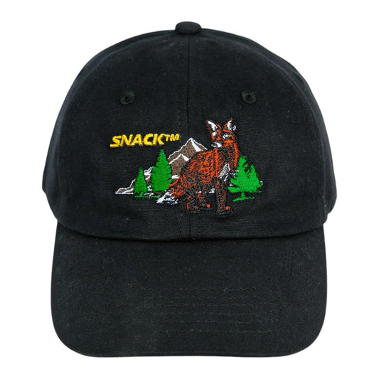 SNACK CRAZY LIKE A FOX HAT BLACK