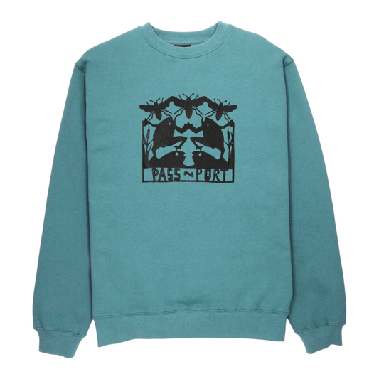 PASSPORT SCISSORCRAFT SWEATER TEAL