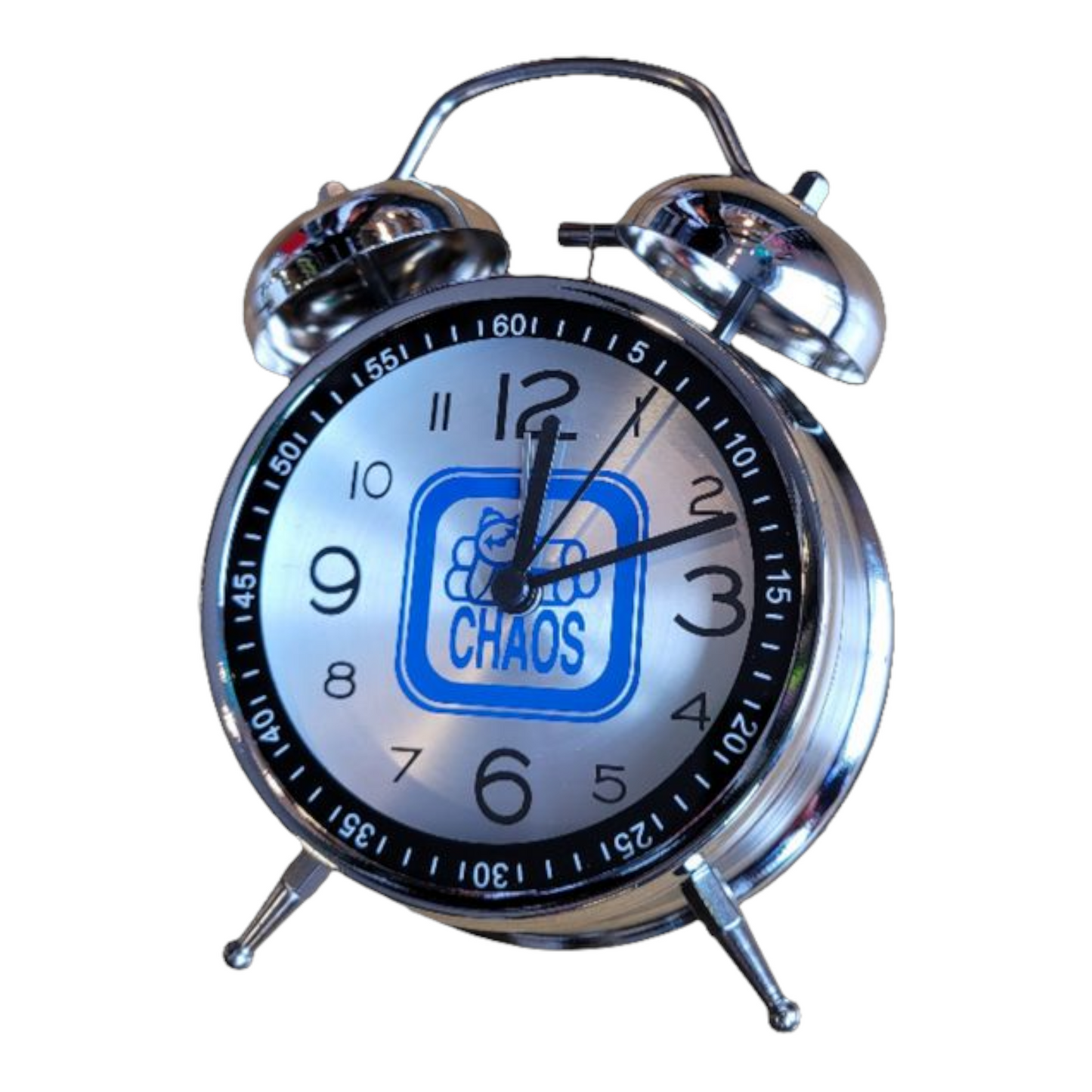411VM CHAOS ALARM CLOCK CHROME
