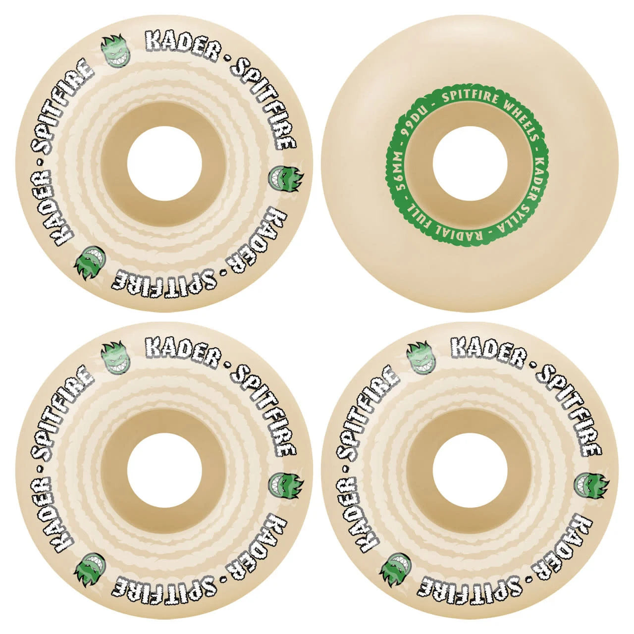 SPITFIRE F4 99A KADER PUFFS STD WHEELS 59MM