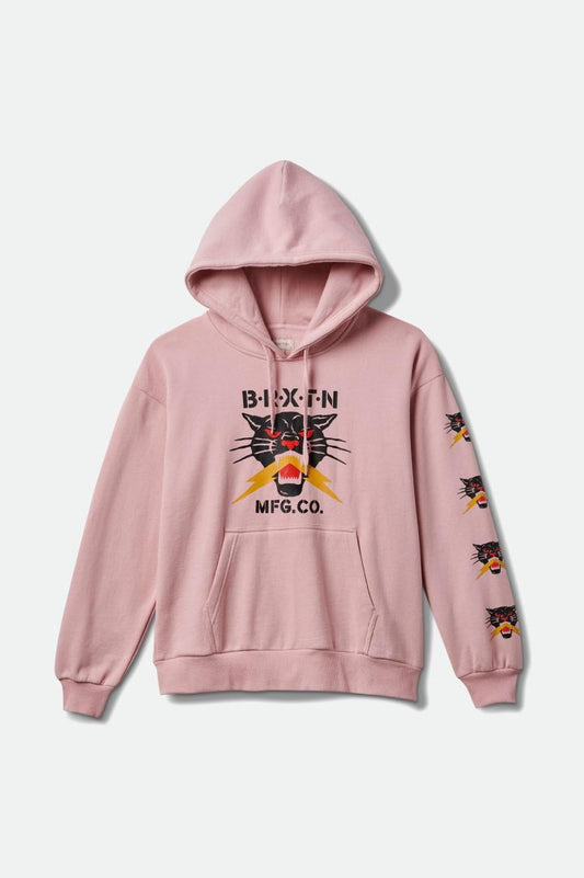 BRIXTON WOMENS SPARKS HOODIE PINK NECTAR
