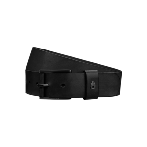 NIXON CEINTURE AMERICANA CUIR VÉGÉTAL NOIR