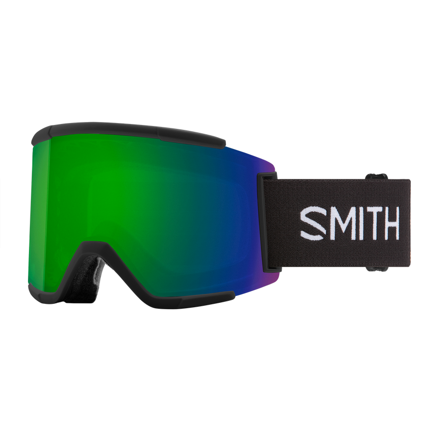 LUNETTES SMITH SQUAD XL NOIR CHROMAPOP SUN VERT MIROIR / CHROMAPOP STORM ROSE