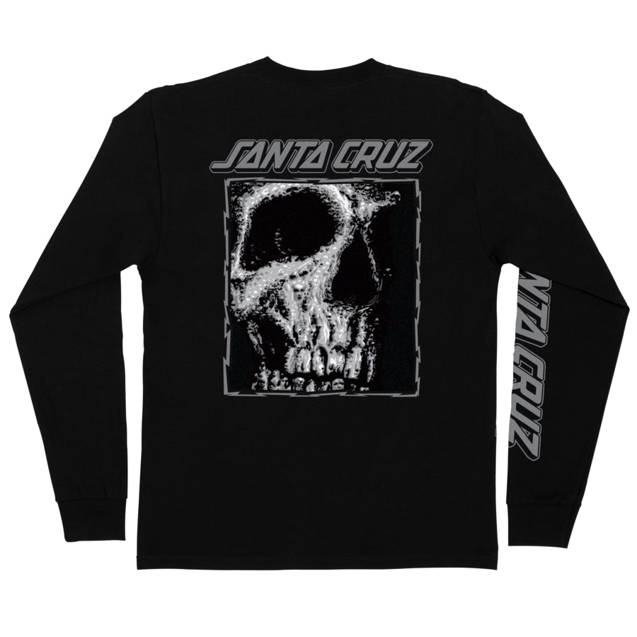 SANTA CRUZ STREET CREEP FRAMED LONG SLEEVE REGULAR T-SHIRT BLACK