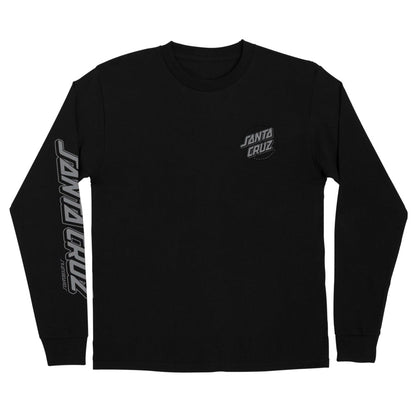 SANTA CRUZ STREET CREEP FRAMED LONG SLEEVE REGULAR T-SHIRT BLACK