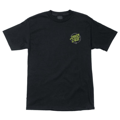 SANTA CRUZ MAKO DOT SHORT SLEEVE REGULAR T-SHIRT BLACK