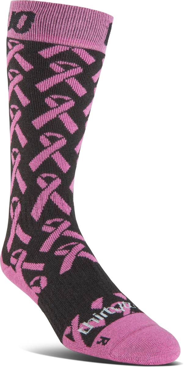 CHAUSSETTES MÉRINOS B4BC THIRTY TWO FEMME NOIR / ROSE