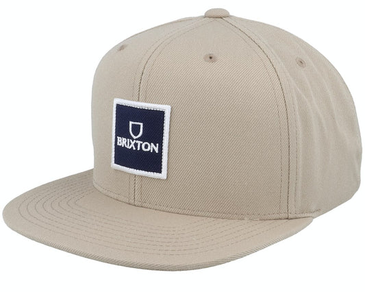 BRIXTON ALPHA SQUARE MP SNAPBACK SABLE