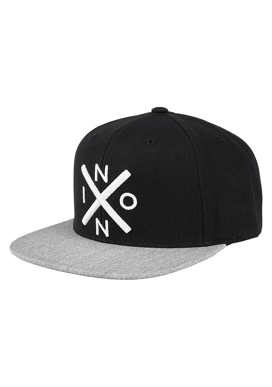 NIXON EXCHANGE SNAPBACK - NOIR / GRIS CHINÉ