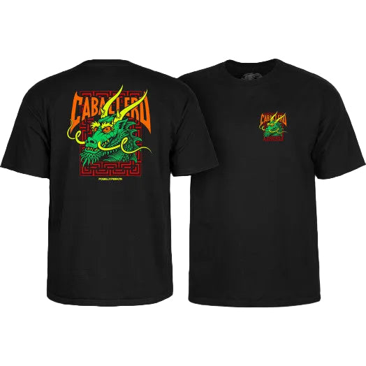POWELL PERALTA CABALLERO STREET DRAGON TEE BLACK