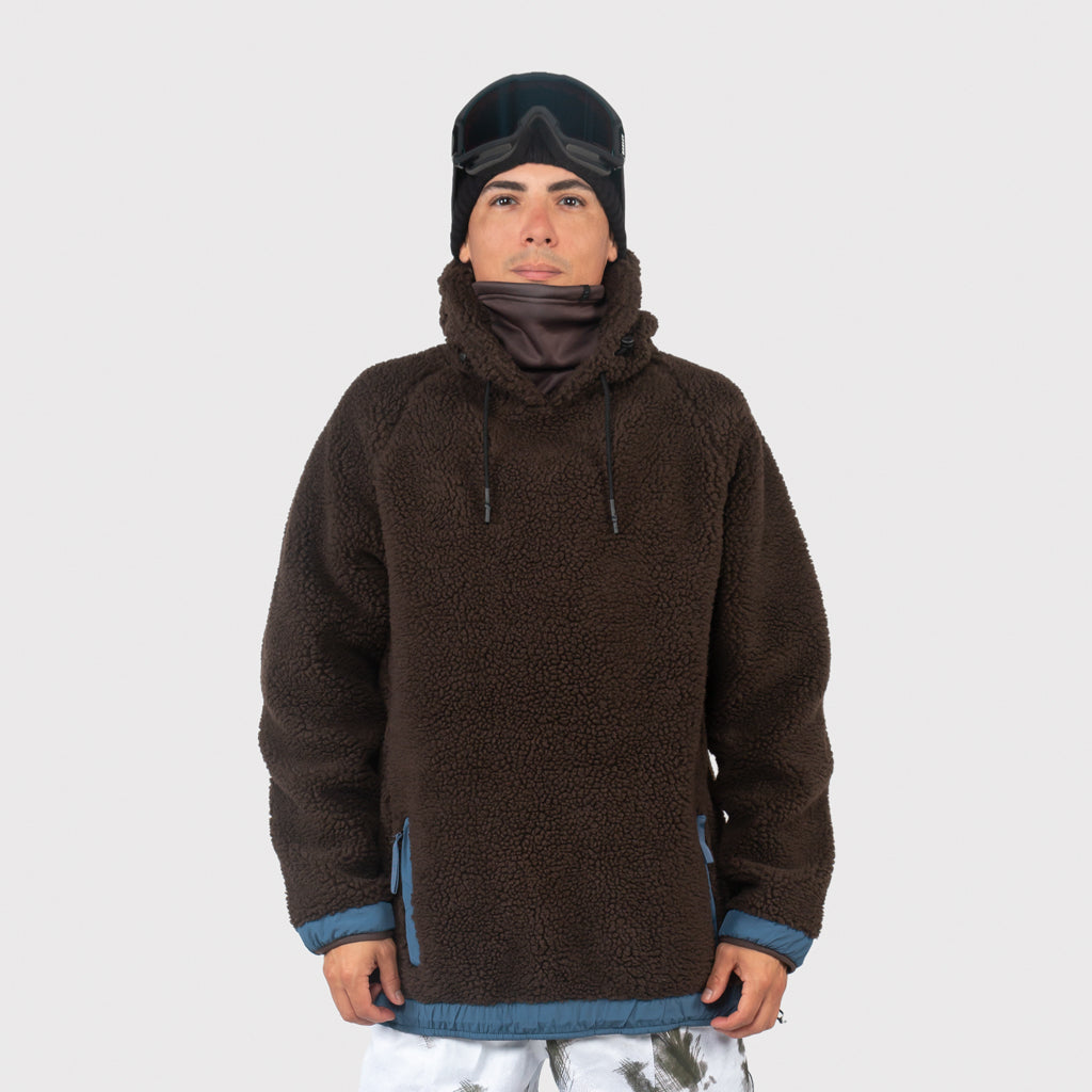 ENDEAVOR OPS RIDING HOODIE SHERPA RUST