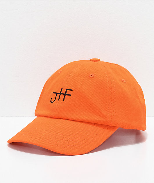 JUST HAVE FUN BACK 2 BASICS DAD HAT STRAPBACK ORANGE