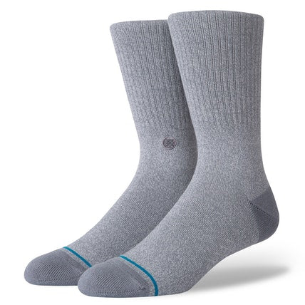 CHAUSSETTES STANCE ICON GRIS CHINÉ