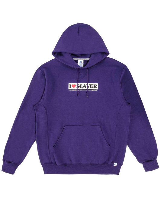 MEHRATHON I LOVE SLAYER HOODIE PURPLE