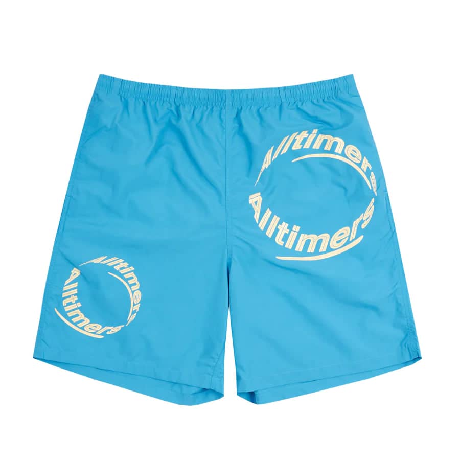 ALLTIMERS DRAINO SWIM SHORTS CYAN