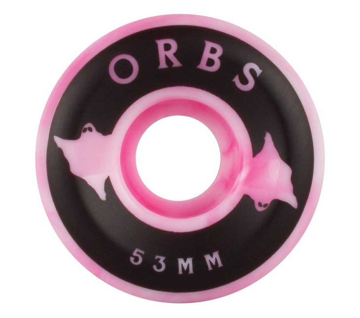 ORBS SPECTERS SWIRLS PINK / WHITE 53MM 99A