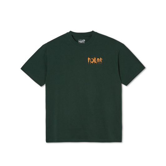 POLAR GROUP LOGO TEE DARK GREEN