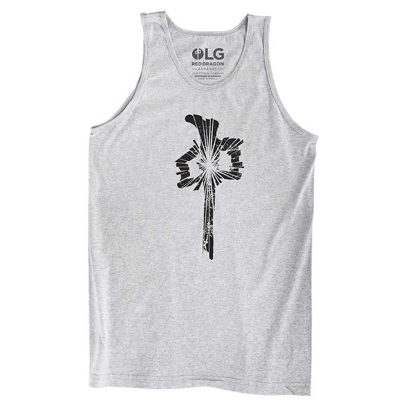 RDS SHATTERED TANK ATHLETIC HEATHER GREY