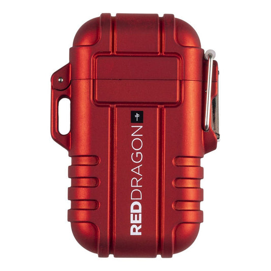 RDS WINDPROOF ARC LIGHTER RED