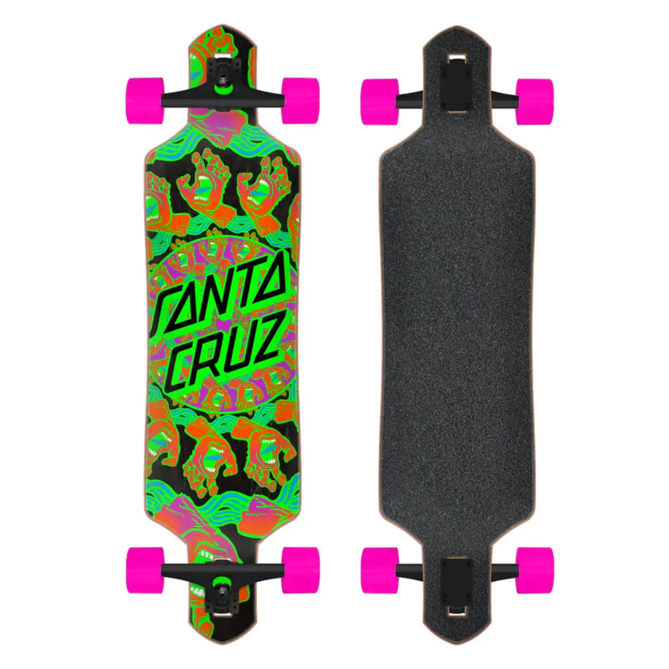 SANTA CRUZ MANDALA HAND 9.0 X 36 CRUZER DROP THRU