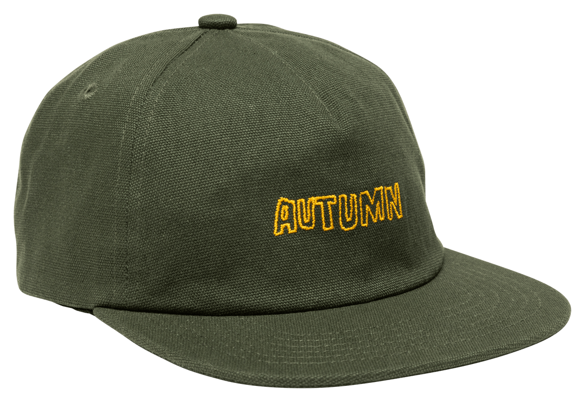 AUTUMN 5 PANEL SNAPBACK TWILL DARK GREEN