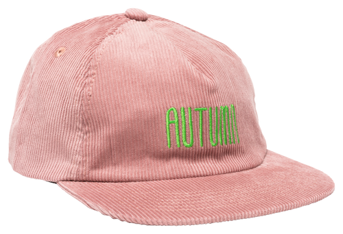 AUTOMNE 5 PANNEAUX SNAPBACK VELOURS CÔTELÉ MAUVE