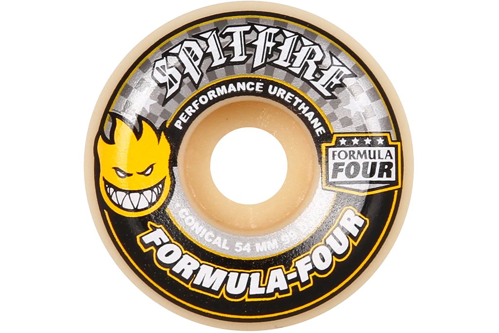 SPITFIRE FORMULA FOUR CONICAL WHEELS YELLOW 99A