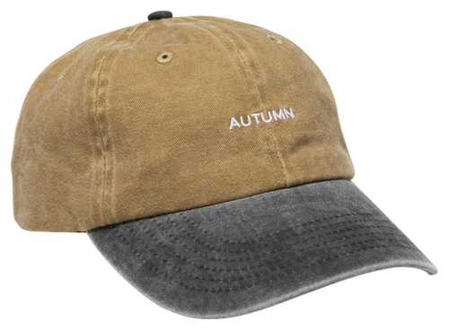 AUTOMNE 6 PANNEAUX STRAPBACK TOILE PRÉLAVÉE SABLE