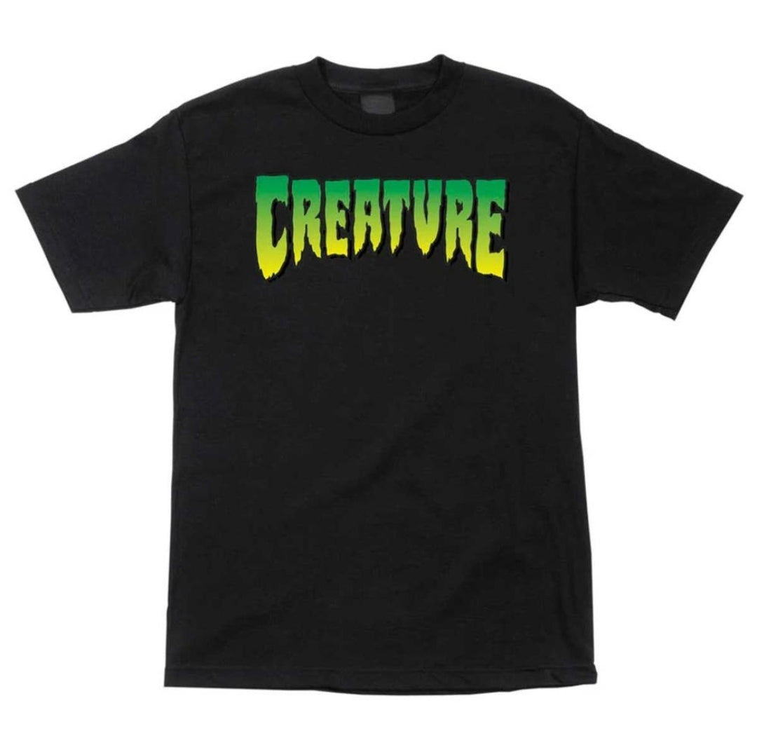 CREATURE LOGO SHORT SLEEVE REGULAR T SHIRT BLACK